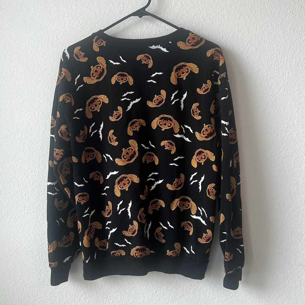 Halloween Lilo & Stitch Sweatshirt - Juniors M 7/9 - Picture 5 of 5
